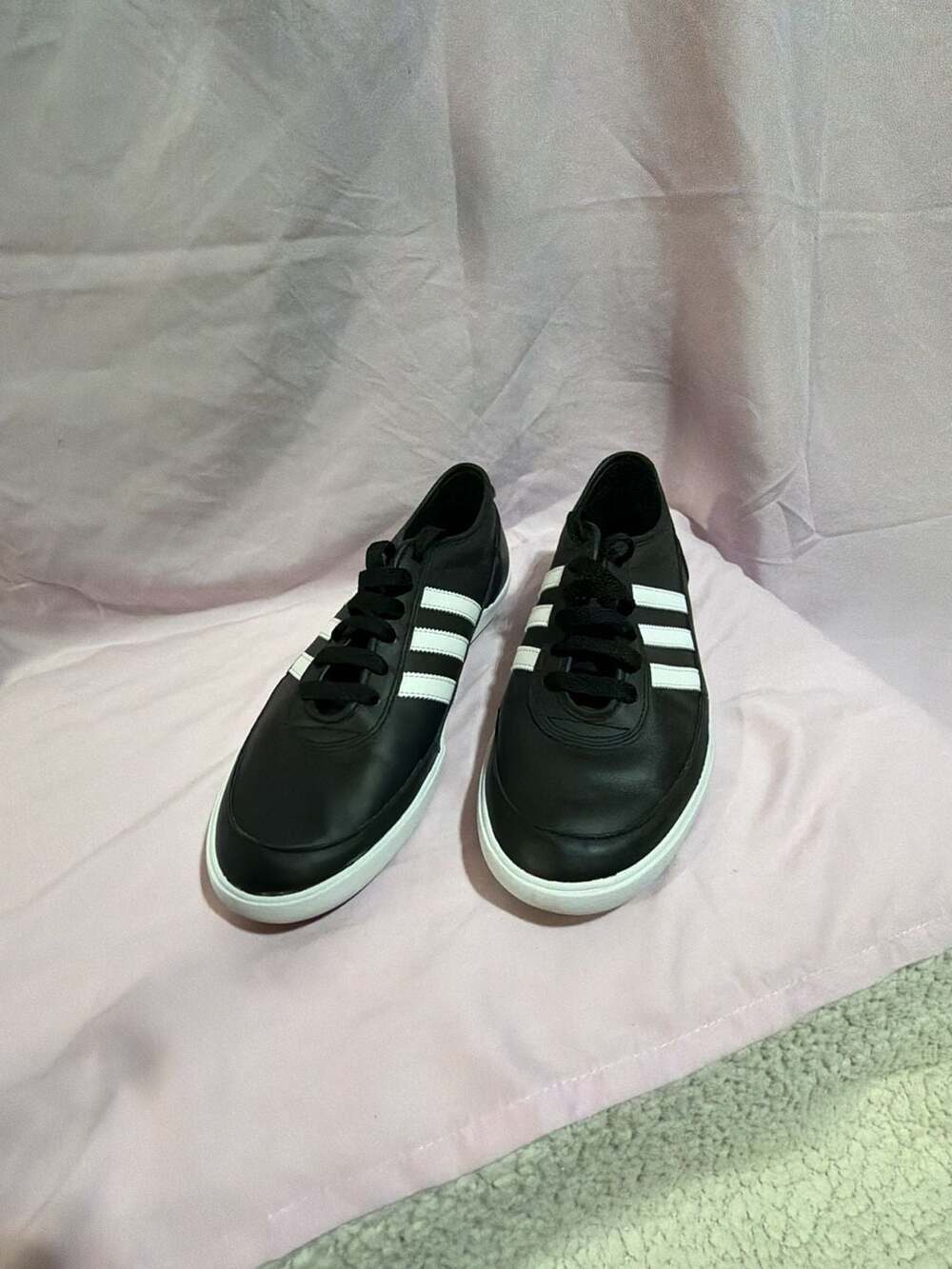 Adidas Easy Vulc 2.0 Black White Skateboarding Shoes